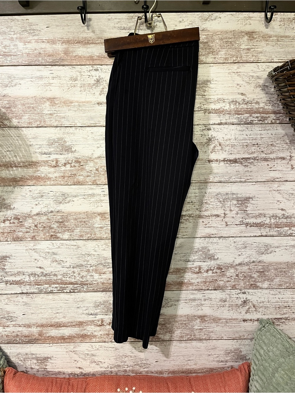 Liverpool Black Pinstripe Tailored Trousers